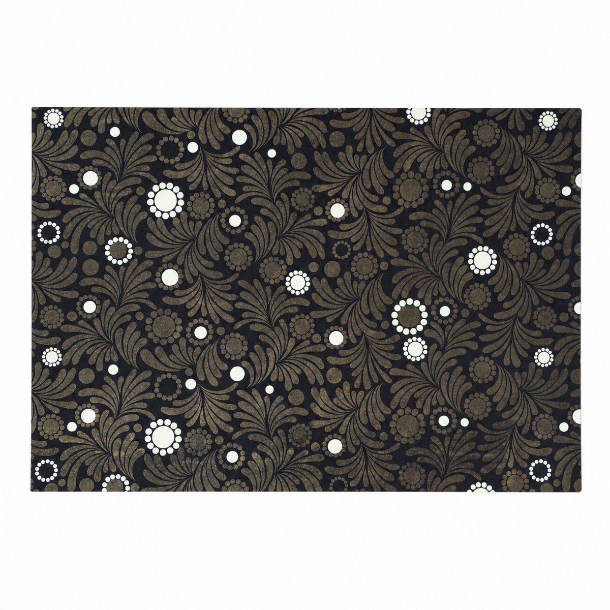 AAC Elegant Floral Pattern Wallpaper Set 10 Pieces – PVC, Grey & Beige