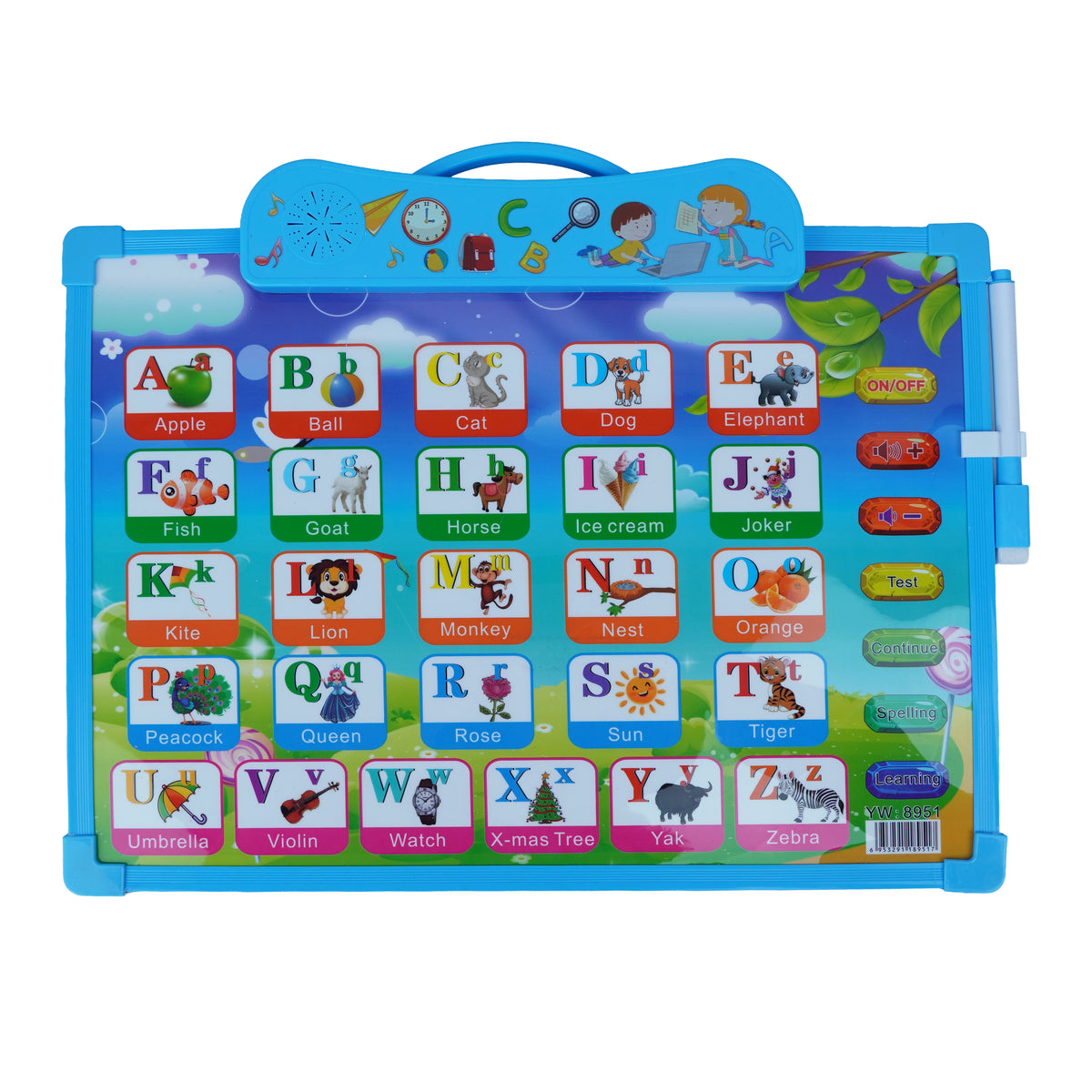 The Writershub Musical Alphabet Learning Board