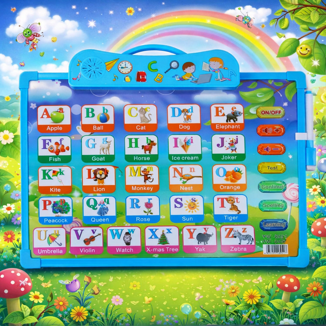 The Writershub Musical Alphabet Learning Board