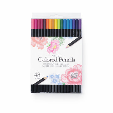 Writershub 48 Shade Artist Colored Pencils - Professional Art Set