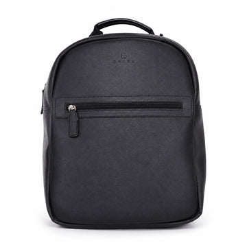 Cross Premium Leather Backpack ACP10605067‑1 – Black 100% Top‑Grain Leather Laptop Backpack