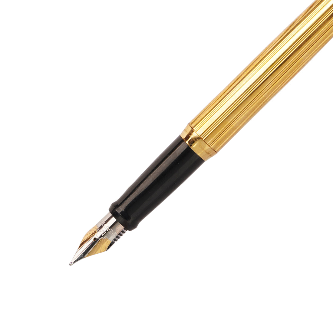 Sheaffer Sagaris Fountain Pen – Full Gold Finish, Medium Nib, Converter