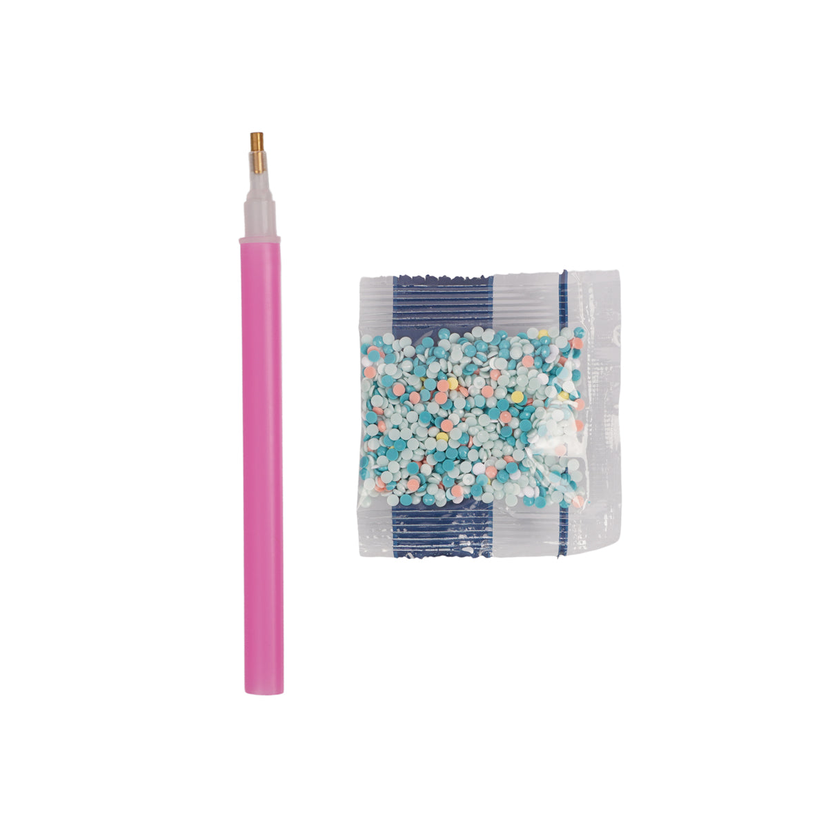 DIY 5D Diamond Painting Kit for Kids | "Baby Elephant" Cartoon Art with Pink Frame