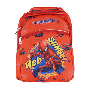 The Writershub Red Spider-Man Theme School Bag | Kids Superhero Backpack
