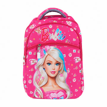 Barbie Branded Pink School Backpack — Iconic Barbie Graphic