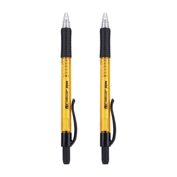 Solo Jetmatic Yellow 0.7mm Mechanical Pencil Set of 2 – Retractable