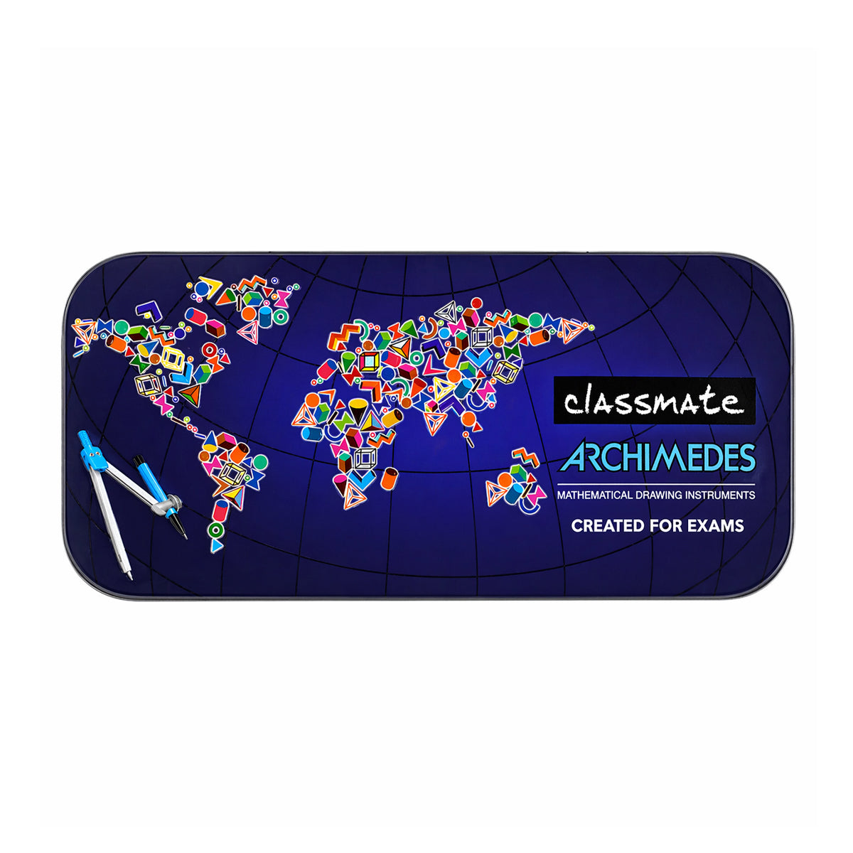 Classmate Archimedes Premium Mathematical Drawing Instruments – 12‑Piece Geometry Box