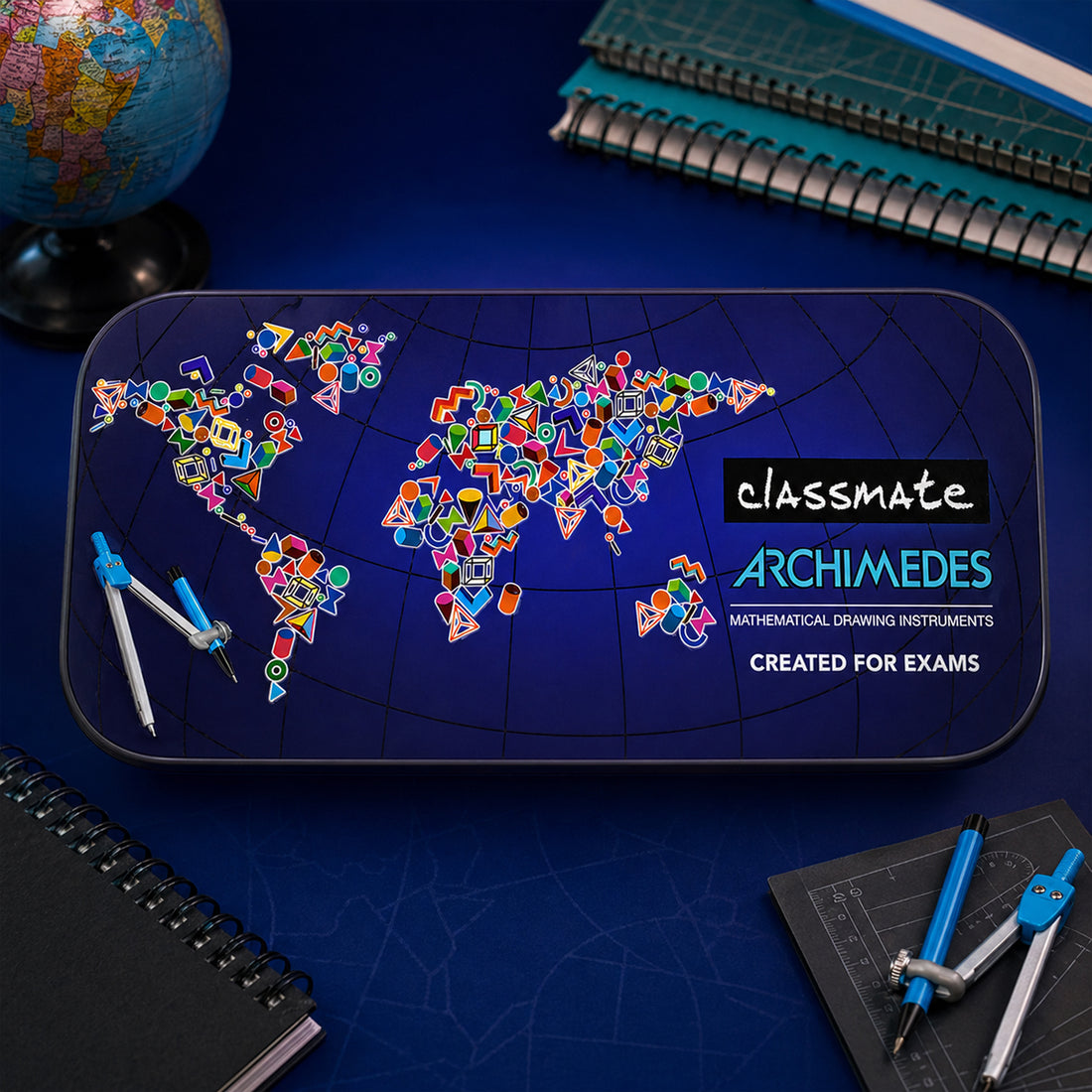 Classmate Archimedes Premium Mathematical Drawing Instruments – 12‑Piece Geometry Box