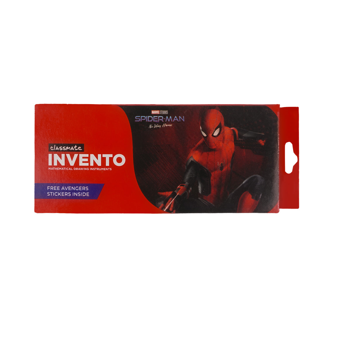 Classmate Invento Marvel Spider‑Man Mathematical Drawing Instruments Box – 9‑Piece Geometry Kit
