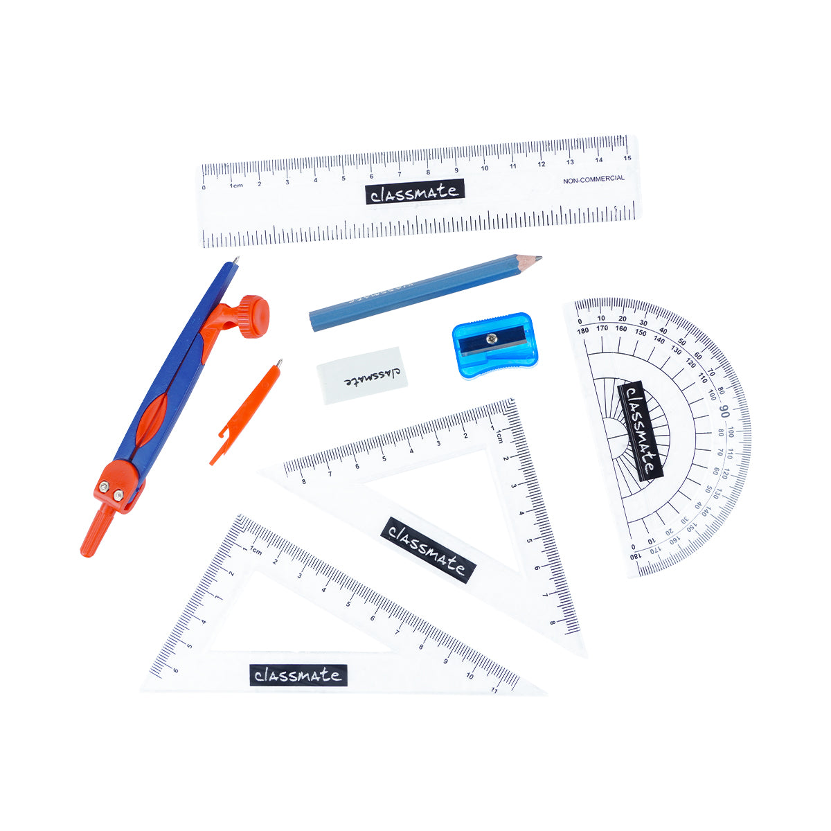 Classmate Invento Marvel Thor Mathematical Drawing Instruments Box – 9‑Piece Geometry Kit