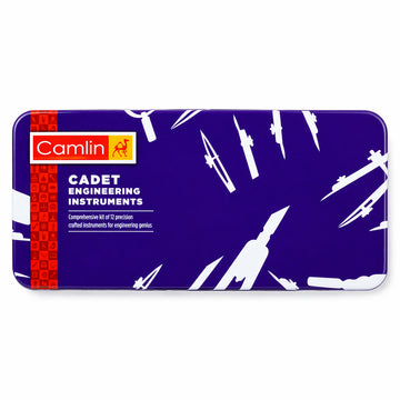 Camlin Cadet Engineering Instruments Kit – Purple 13‑Piece Precision Drawing Set