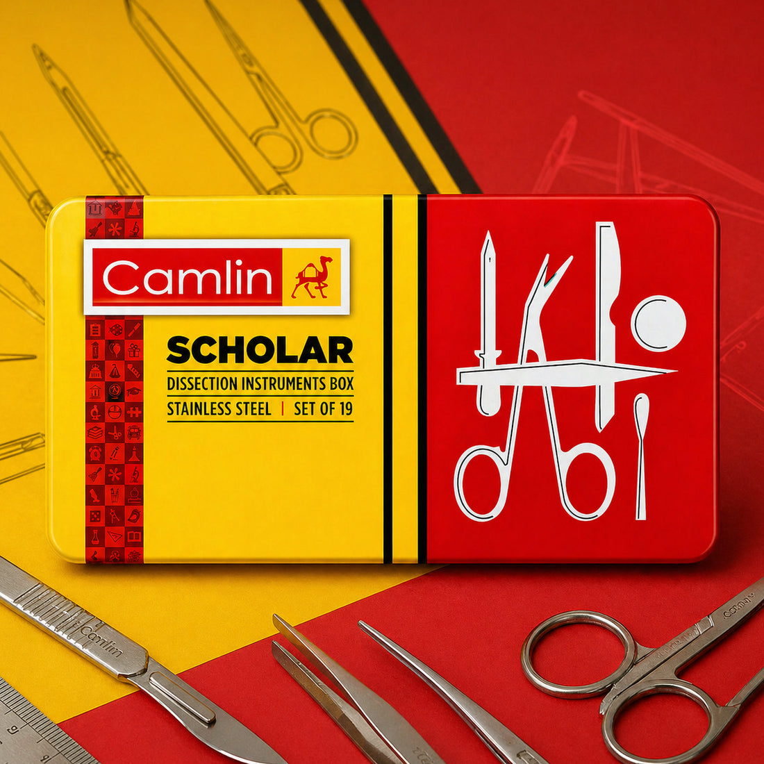 Camlin Scholar Dissection Instruments Box – Complete Biology Lab Kit