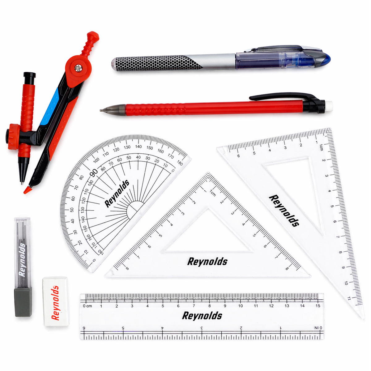 Reynolds Calibre Geometry Box – Complete Student Math Drawing Kit
