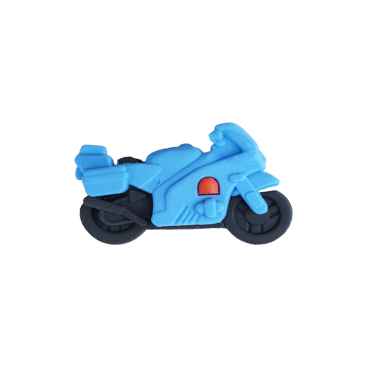 The Writershub Blue 3D Motorcycle Design Eraser Set of 5 PCS – Fun Stationery for Kids