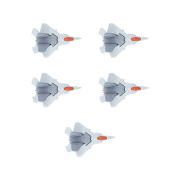 The Writershub White & Grey 3D Fighter Jet Eraser Set of 5 PCS – Fun Stationery for Kids