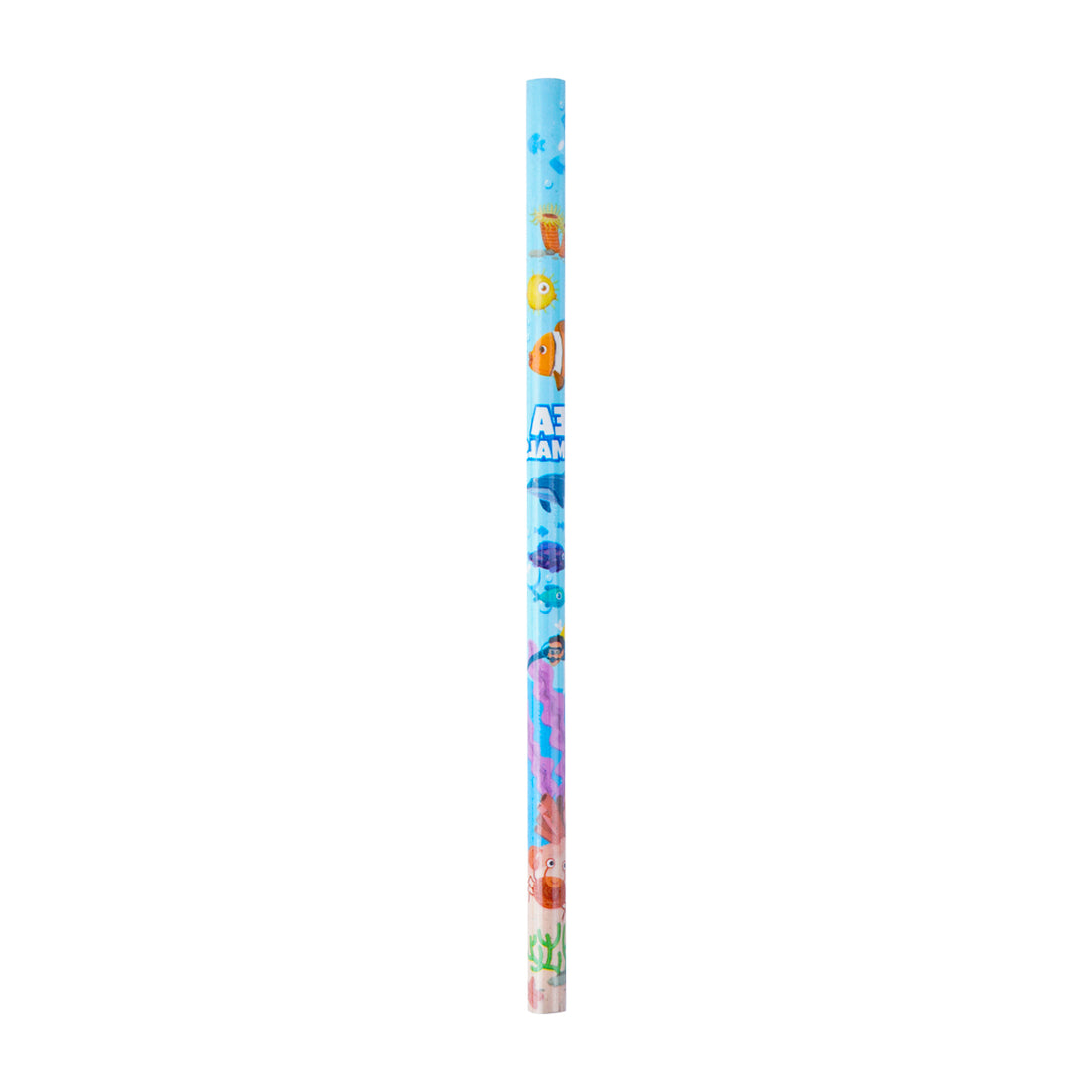 The Writershub Blue Sea Animals Themed Pencils Set of 6 pcs – HB Animal Pencils for Kids