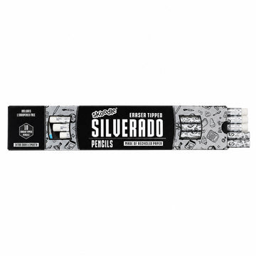 Skoodle Silverado Eco‑Friendly Paper Pencils with Eraser – Set of 10 Pcs
