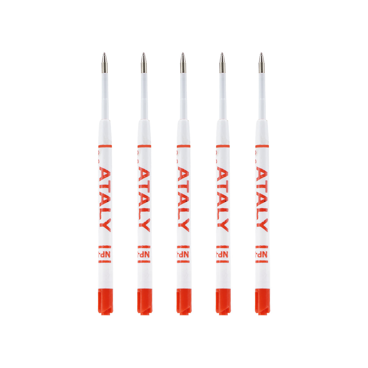 Ataly Red Ink 0.6 mm Ball Pen Refill – Set of 5