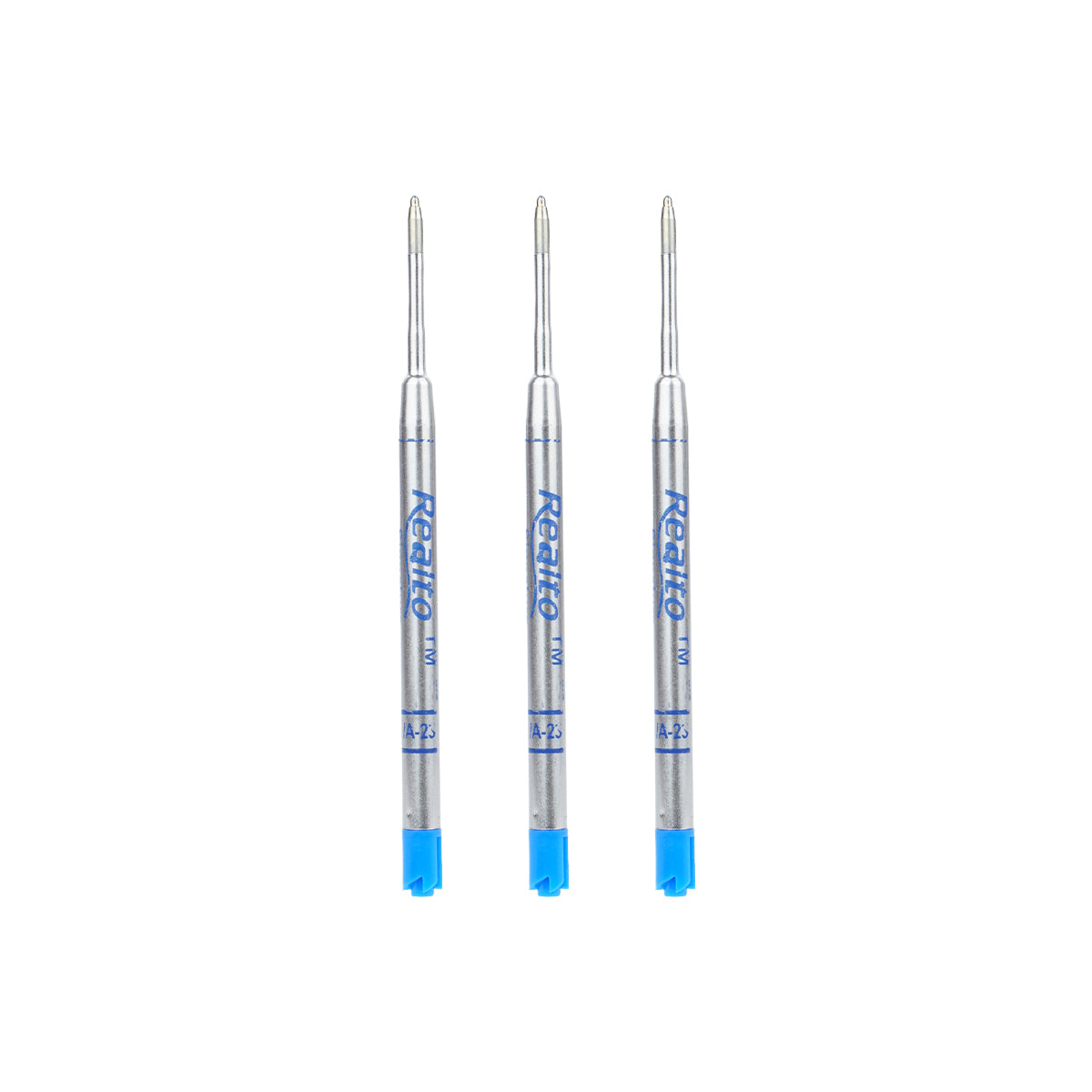 Realto Blue Ink Medium Ball Pen Refills – Pack of 3