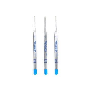 Realto Blue Ink Medium Ball Pen Refills – Pack of 3