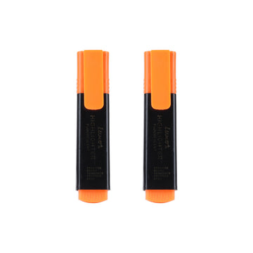Luxor Fluorescent Orange Highlighter Set of 2 – Chisel Tip