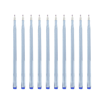 Cello Papersoft & Dokuflow Blue Ink Fine Ball Pen Refills – Set of 10