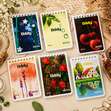 Oddy SPP‑01 Spiral Pocket Pad Set of 4 | 80 Pages Each
