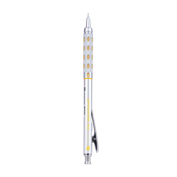 Pentel GraphGear 1000 Mechanical Drafting Pencil – 0.9mm, Silver & Yellow