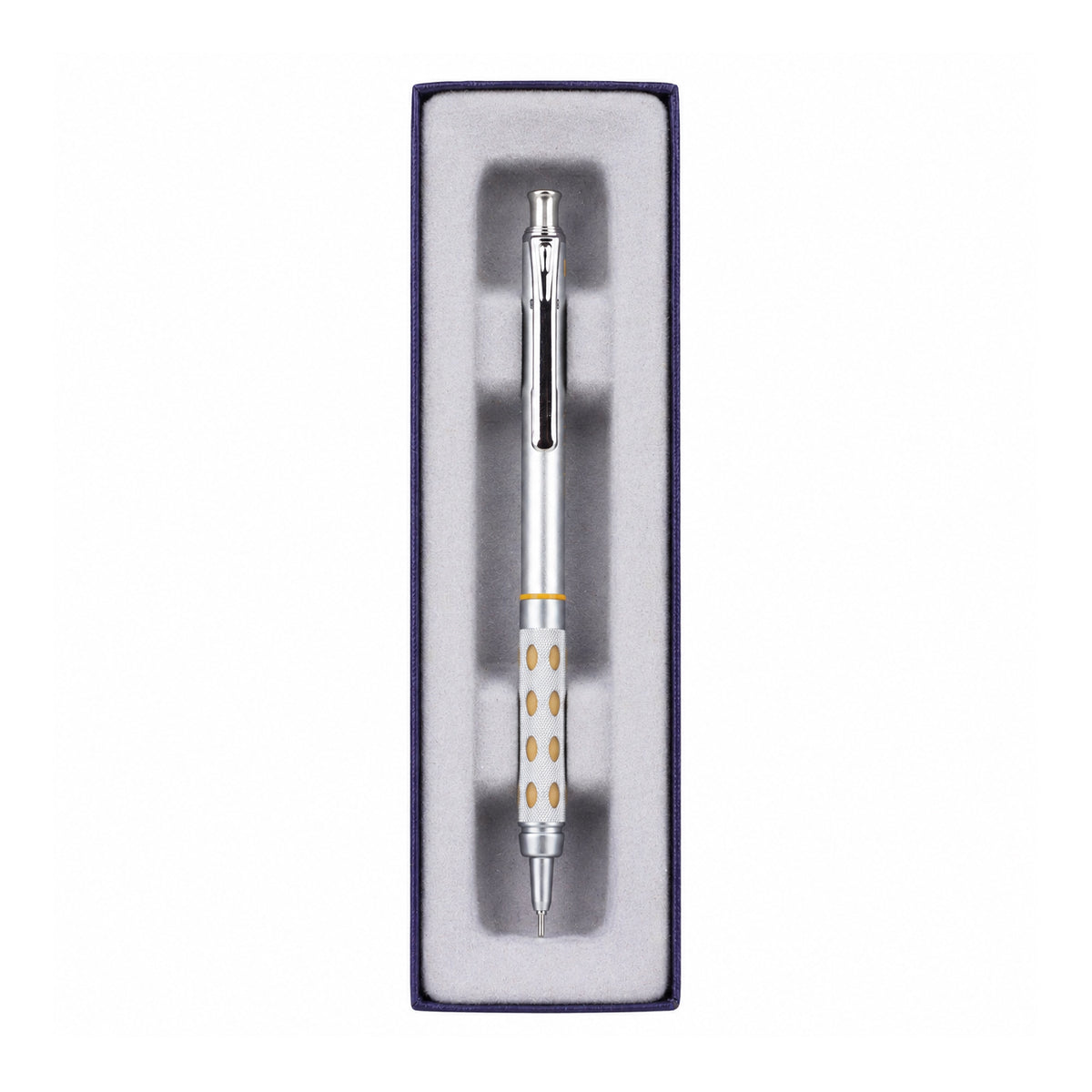 Pentel GraphGear 1000 Mechanical Drafting Pencil – 0.9mm, Silver & Yellow