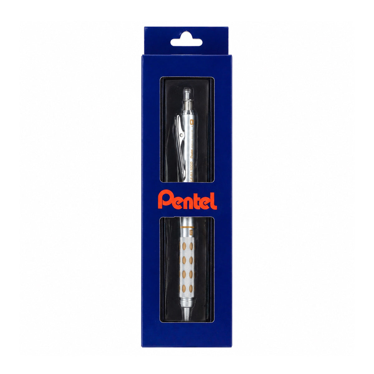 Pentel GraphGear 1000 Mechanical Drafting Pencil – 0.9mm, Silver & Yellow