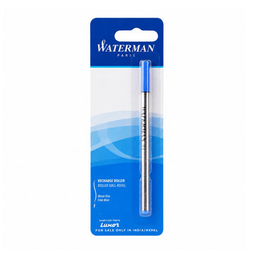 Waterman Recharge Bille Roller Ball Refill — Blue Ink, Fine Tip