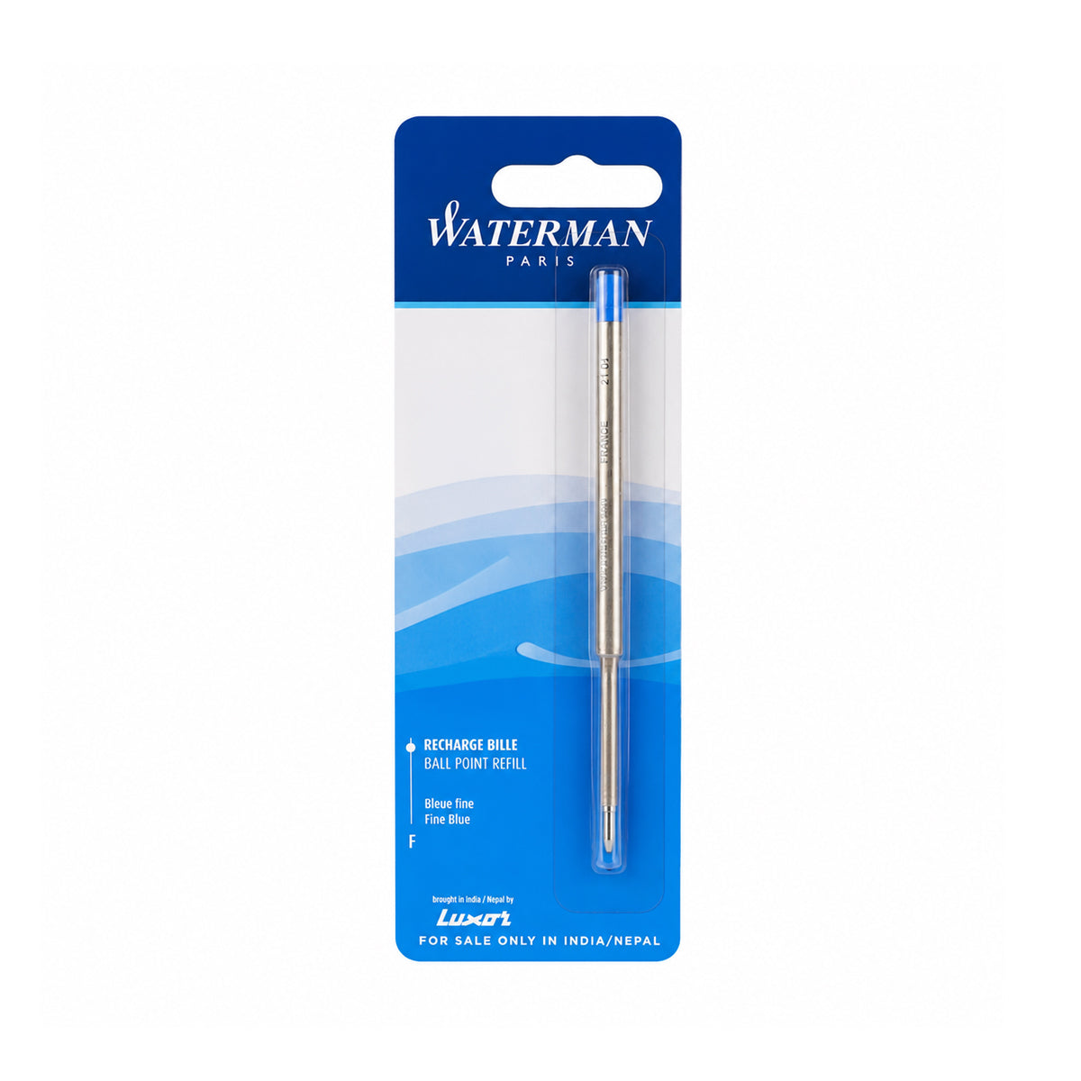 Waterman Ballpoint Refill — Blue Fine Tip