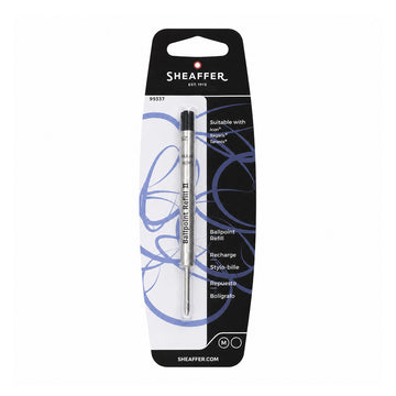 Sheaffer 99337 Black Ballpoint Refill — Medium Tip, Metal Body
