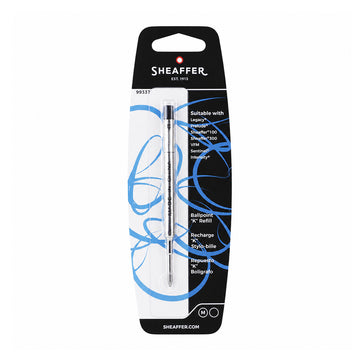 Sheaffer 99335 Black Ballpoint Refill — Medium Tip, Metal Body