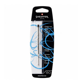 Sheaffer 99334 Black Ballpoint Refill — Fine Tip, Metal Body