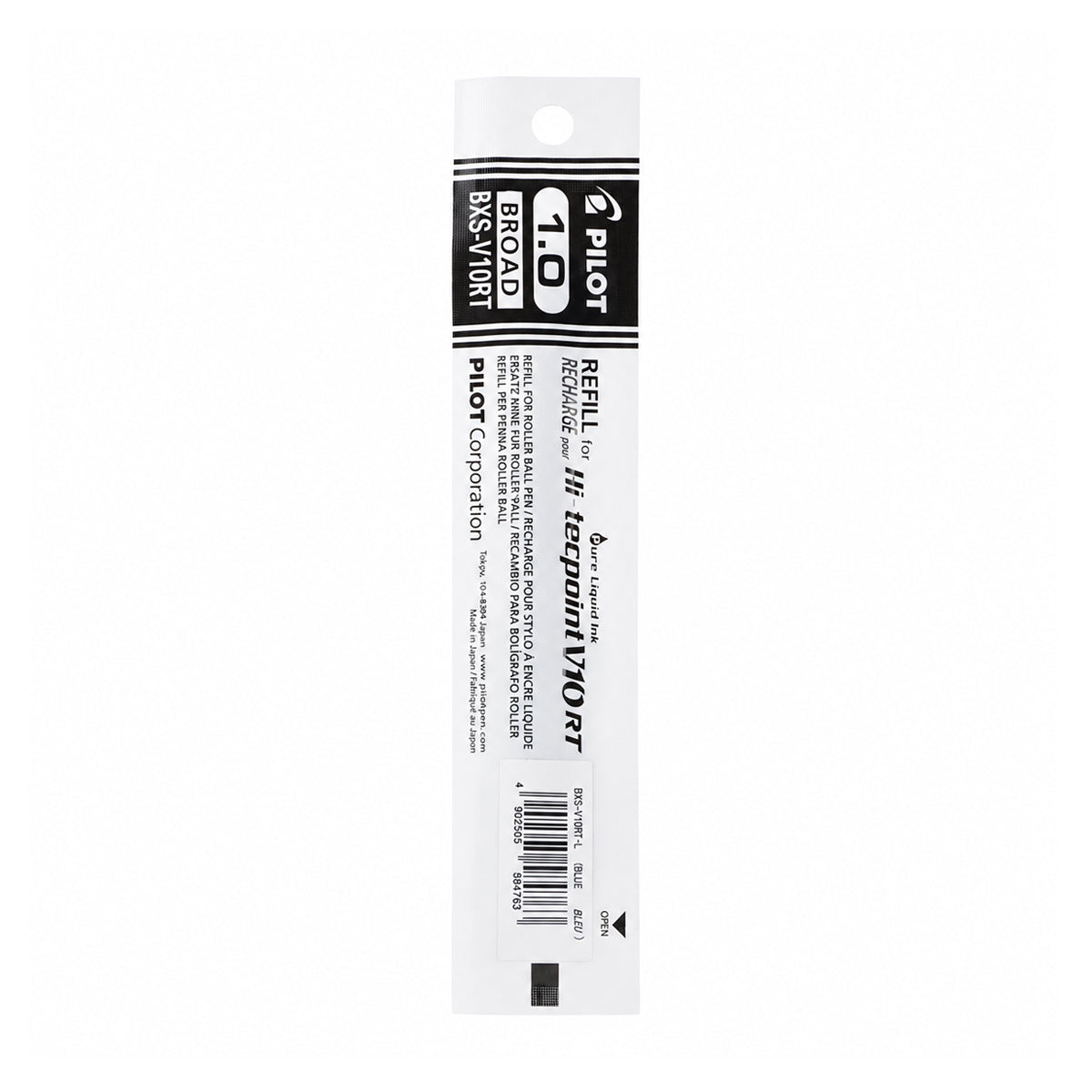 Pilot 1.0 Blue Roller Ball Refill — Broad Tip, 11 cm