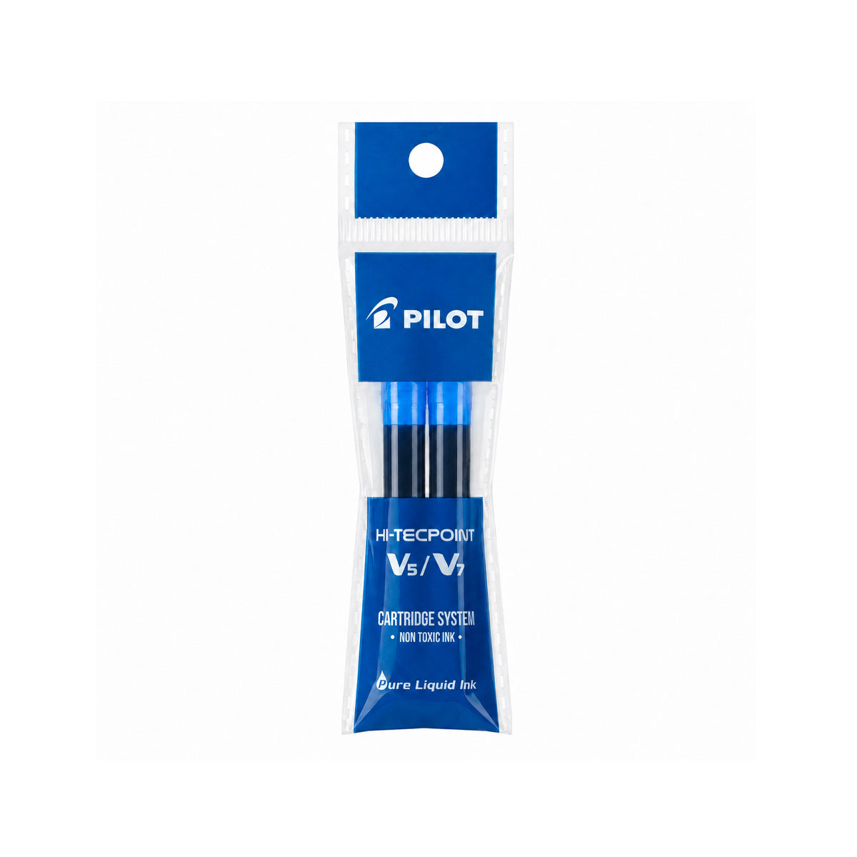 Pilot Hi-Tecpoint V7 / V5 Ink Cartridge – Pcs of 8 (Blue)