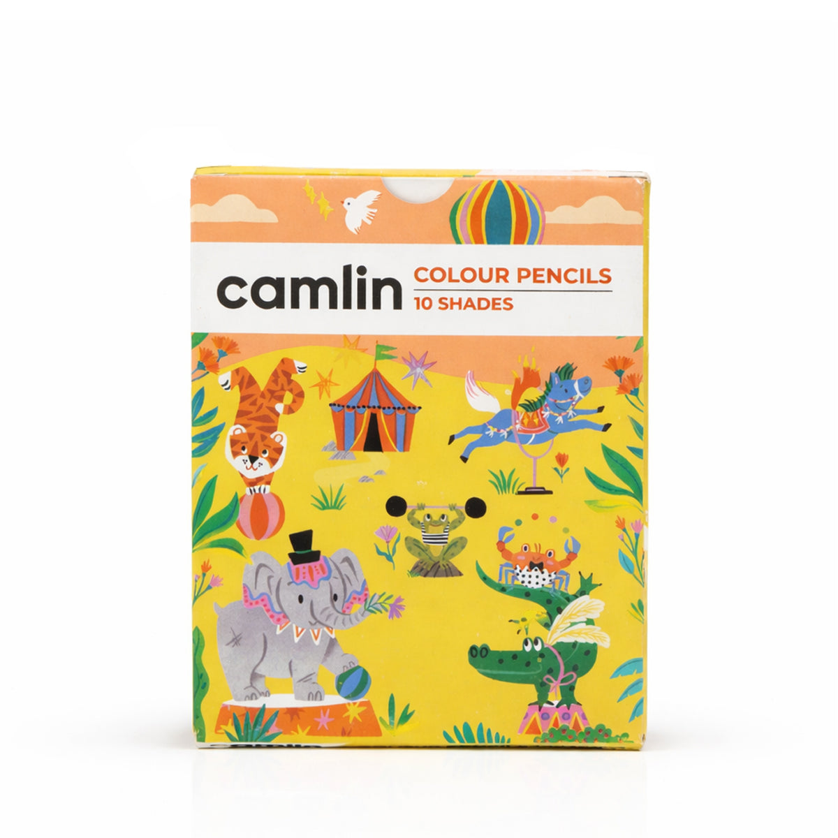 Camlin 10 Shades Colour Pencils Pack of 2 with Free Sharpener