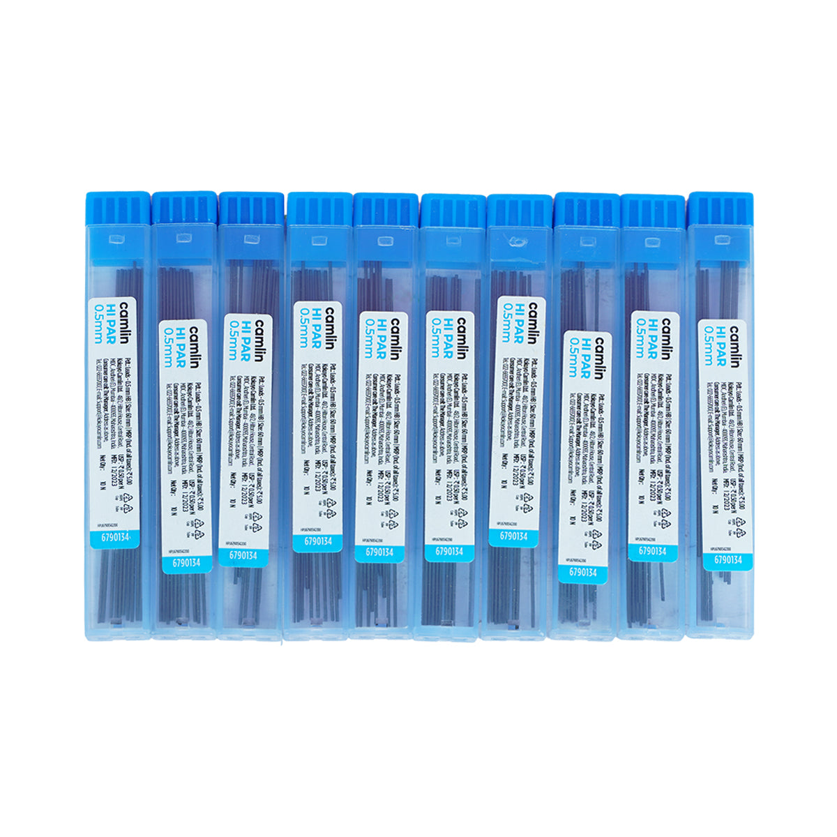 Camlin HI-PAR HB 0.5mm Mechanical Pencil Lead Refill – 10 Tubes