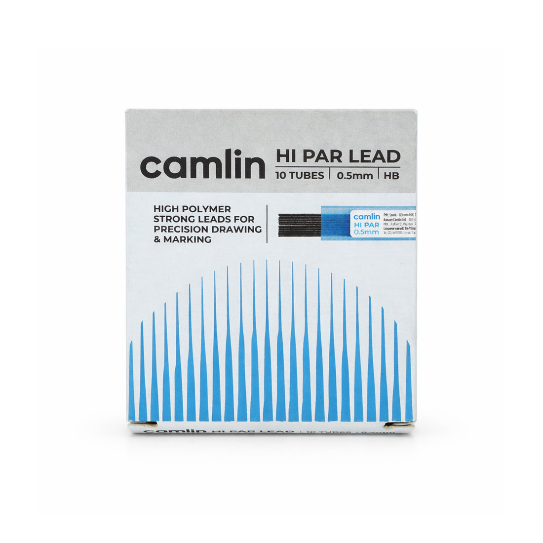 Camlin HI-PAR HB 0.5mm Mechanical Pencil Lead Refill – 10 Tubes