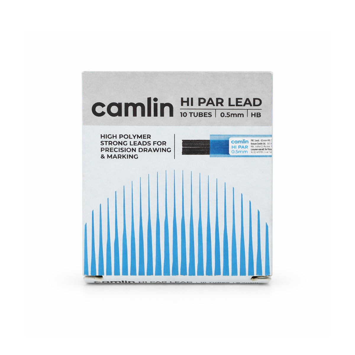 Camlin HI-PAR HB 0.5mm Mechanical Pencil Lead Refill – 10 Tubes