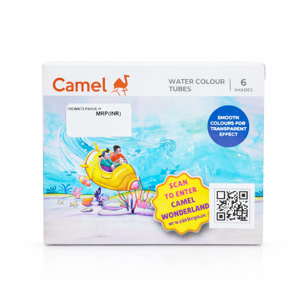 Camel 6 Shades Water Colour Tubes – 5 ml Each