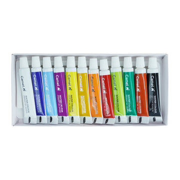 Camel 12 Shades Water Colour Tubes – 5 ml Each