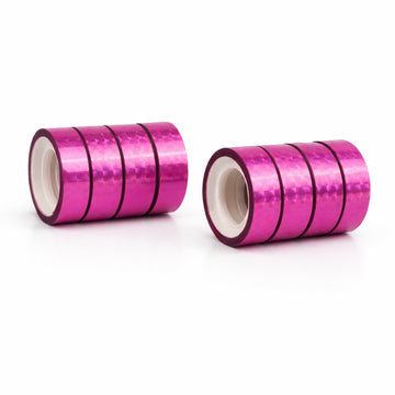 AAC Purple Glitter Tape Pack of 10 - Sparkling Craft Tape