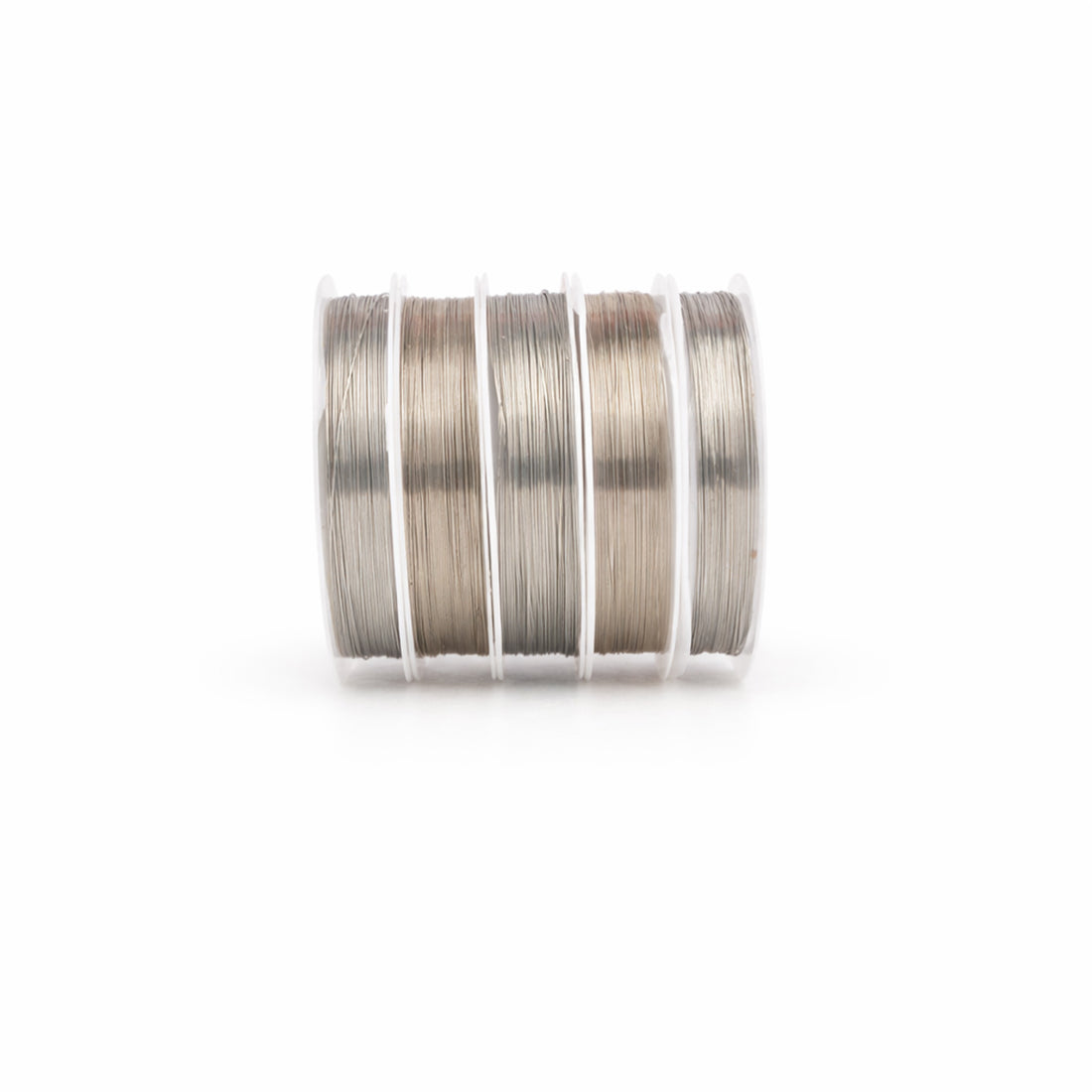 AAC Silver Copper Wire Pack of 5 - 0.4mm Pure Copper for Crafts & Wiring