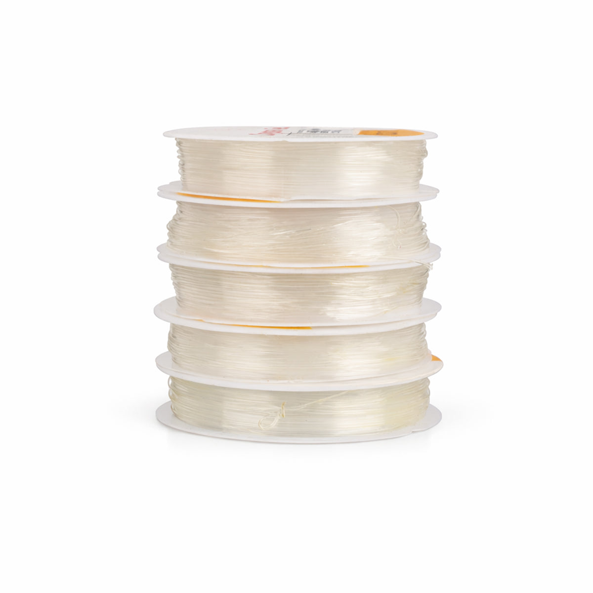 AAC Crystal Tec Rubber Thread Pack of 5 - 0.7mm Clear Elastic Cord