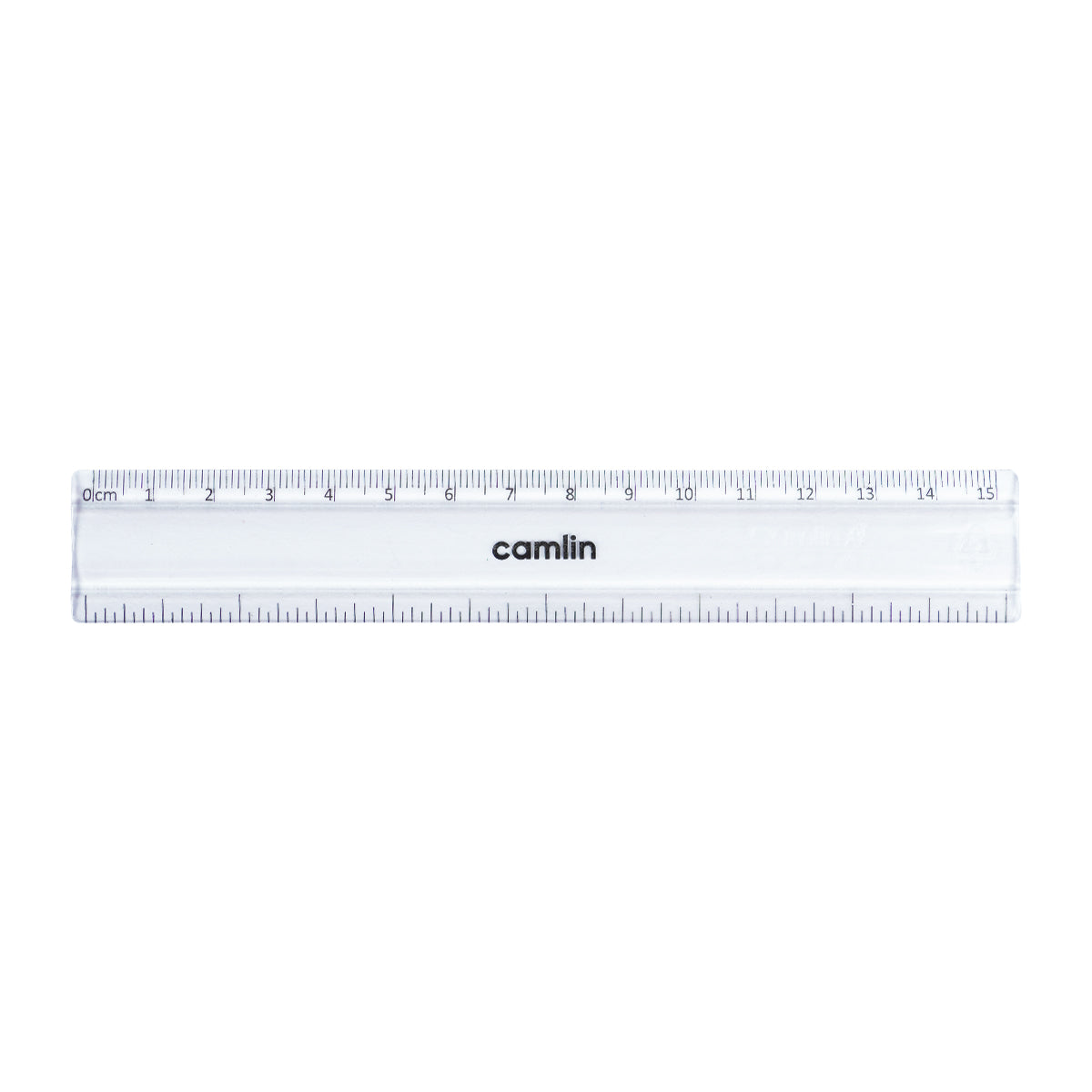 Camlin 15 cm Scale Set of 10 – Transparent Plastic Rulers for School & Office