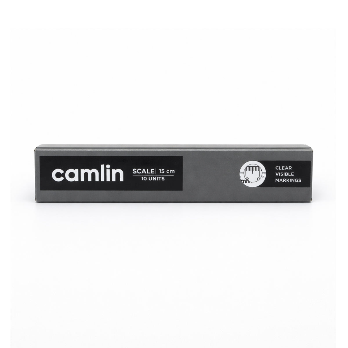 Camlin 15 cm Scale Set of 10 – Transparent Plastic Rulers for School & Office