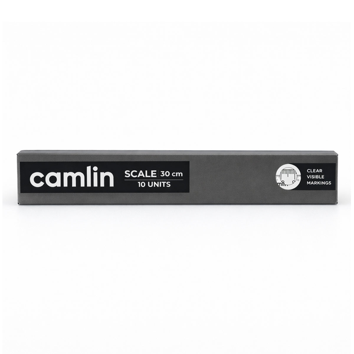 Camlin 30 cm Plastic Scale Set of 10 | Durable & Accurate Rulers for School & Office