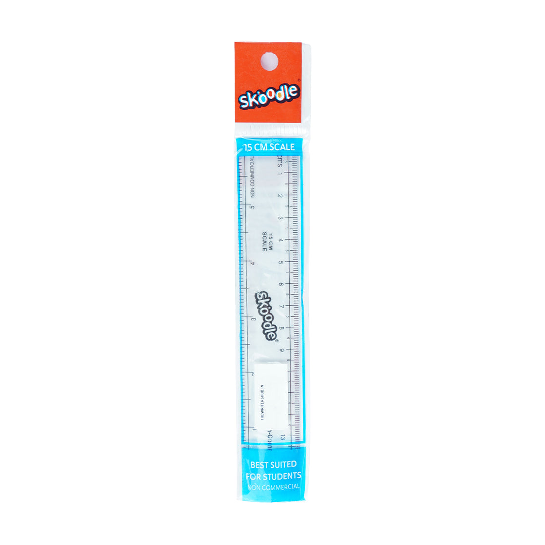 Skoodle 15 cm Scale Pack of 8 | Durable & Accurate Transparent Rulers for School